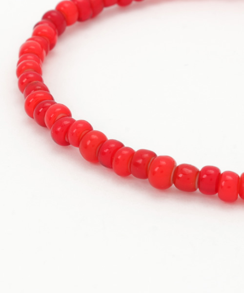 SunKu（サンク）の「White Heart Beads Bracelet（ブレスレット・メンズ・レッド・FREE）」の7枚目の写真