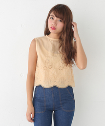 SLY | CUT WORK LACE TOPS(タンクトップ)