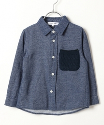 GLOBAL WORK | 【キッズ】フランネルムジシャツ長袖/727280(シャツ/ブラウス)