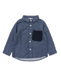 GLOBAL WORK | 【キッズ】フランネルムジシャツ長袖/727280(シャツ/ブラウス)