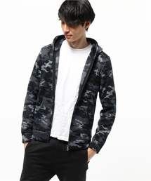 VENCEEXCHANGE | ＊ニットフリース迷彩ジップパーカー             (パーカー)