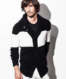 1PIU1UGUALE3  RELAX  | モールヤーンニットカーディガン(カーディガン/ボレロ)