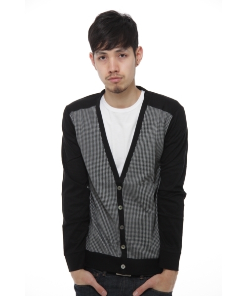 NANO universe（ナノユニバース）の「スムースカーデ（カーディガン/ボレロ・メンズ・ブラック/その他1・MEDIUM/LARGE）」の2枚目の写真