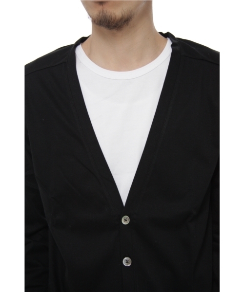 NANO universe（ナノユニバース）の「スムースカーデ（カーディガン/ボレロ・メンズ・ブラック/その他1・MEDIUM/LARGE）」の6枚目の写真