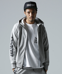 STARTER BLACK LABEL | STARTER BLACK LABELボンティング・ハイZIPパーカー(セットアップ対応)(パーカー)