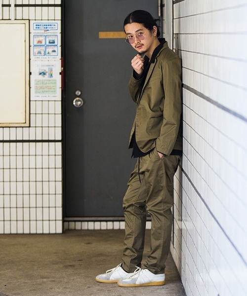 WEGO(ウィゴー)の「WEGO/ストレッチサテンテーパードパンツ(その他パンツ・メンズ・カーキ/ネイビー・LARGE/MEDIUM)」の20枚目の写真