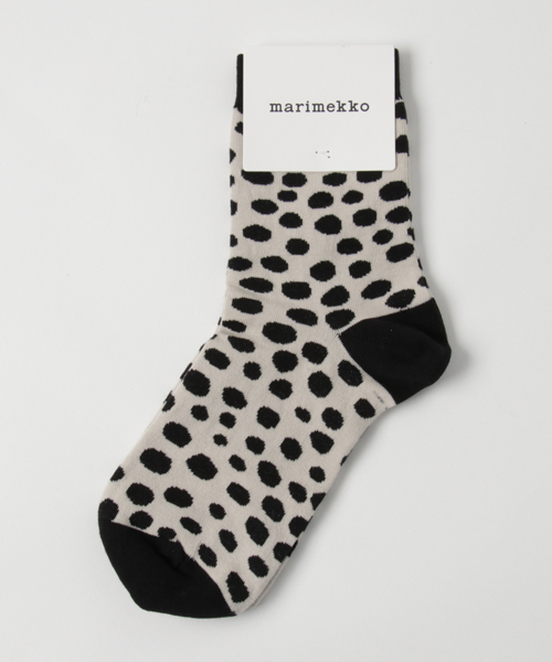 marimekko（マリメッコ）の「ISO PIRPUT PARPUT / SALLA ANKLE SOCKS（ソックス/靴下・レディース・ブラウン/ブラック・34/37/40）」の4枚目の写真