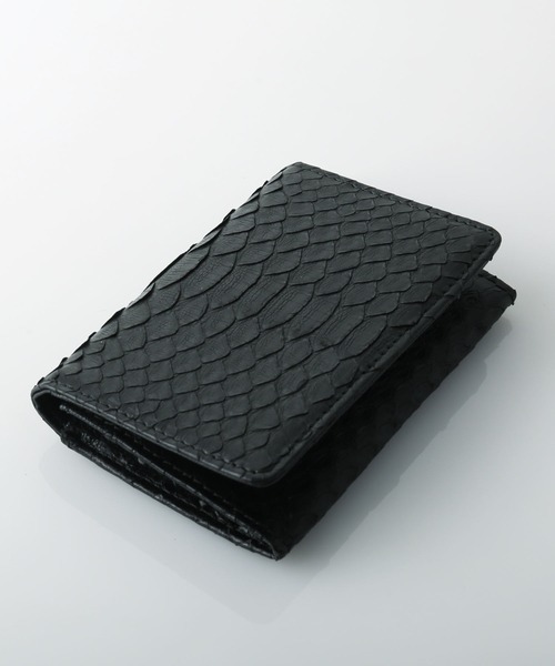 ダイヤモンドパイソン レザーカードケース（名刺入れ）｜sankyo