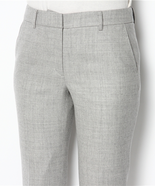 Demi-Luxe BEAMS（デミルクス ビームス）の「LAPIS LUCE / ウール 裾ダブル9分丈パンツ（スラックス・レディース・ライトグレー/チャコールグレー・36/38/40）」の5枚目の写真