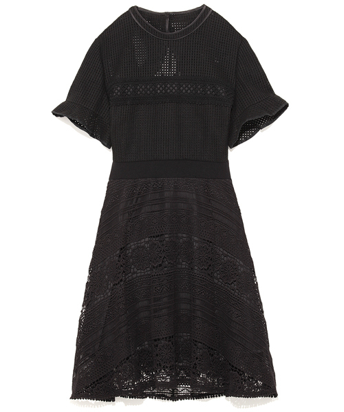 Snidel スナイデル の オリジナルパネルレースワンピース ワンピース Wear Snidel スナイデル の オリジナルパネルレースワンピース ワンピース Wear
