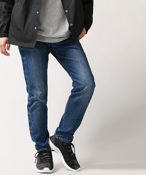 WEGO（ウィゴー）の「WEGO/セルビッジテーパードデニムパンツ（デニムパンツ・メンズ・インディゴブルー/ノンウォッシュ・SMALL/MEDIUM/LARGE）」の16枚目の写真