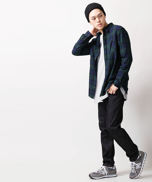 WEGO（ウィゴー）の「WEGO/セルビッジテーパードデニムパンツ（デニムパンツ・メンズ・インディゴブルー/ノンウォッシュ・SMALL/MEDIUM/LARGE）」の17枚目の写真