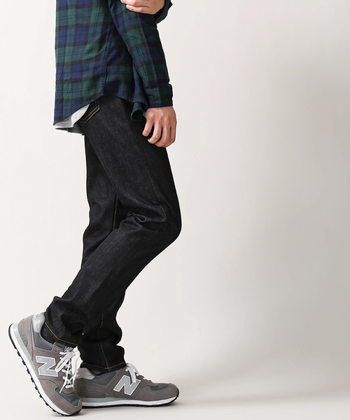 WEGO（ウィゴー）の「WEGO/セルビッジテーパードデニムパンツ（デニムパンツ・メンズ・インディゴブルー/ノンウォッシュ・SMALL/MEDIUM/LARGE）」の19枚目の写真