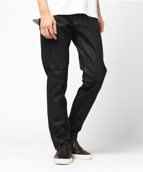 WEGO（ウィゴー）の「WEGO/セルビッジテーパードデニムパンツ（デニムパンツ・メンズ・インディゴブルー/ノンウォッシュ・SMALL/MEDIUM/LARGE）」の22枚目の写真