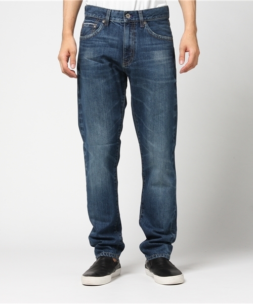 WEGO（ウィゴー）の「WEGO/セルビッジテーパードデニムパンツ（デニムパンツ・メンズ・インディゴブルー/ノンウォッシュ・SMALL/MEDIUM/LARGE）」の5枚目の写真