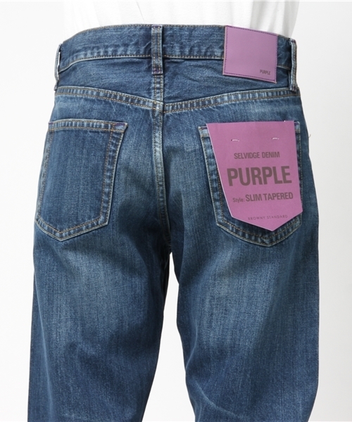 WEGO（ウィゴー）の「WEGO/セルビッジテーパードデニムパンツ（デニムパンツ・メンズ・インディゴブルー/ノンウォッシュ・SMALL/MEDIUM/LARGE）」の7枚目の写真