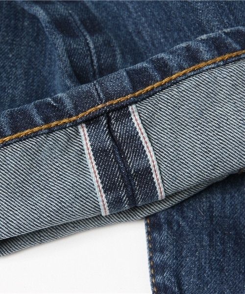 WEGO（ウィゴー）の「WEGO/セルビッジテーパードデニムパンツ（デニムパンツ・メンズ・インディゴブルー/ノンウォッシュ・SMALL/MEDIUM/LARGE）」の12枚目の写真