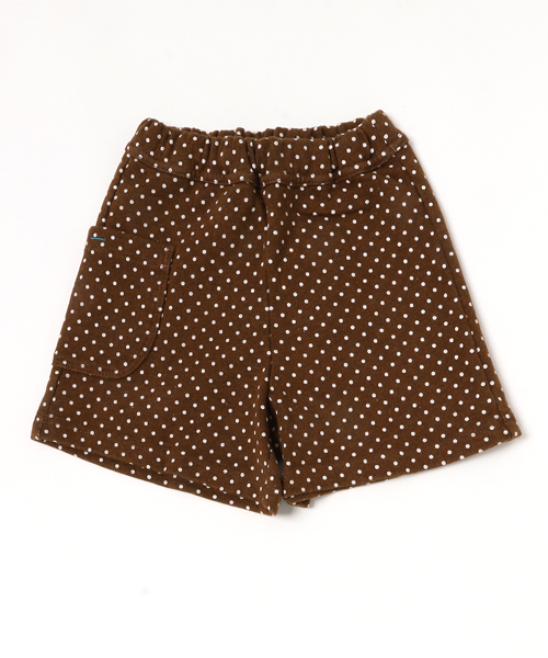 RAGMART(ラグマート)の「ドットプリントキュロット(スカート・キッズ・グレー/ブラウン・110/100/120/130)」の2枚目の写真