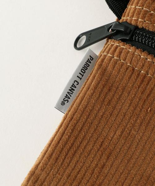 PARROTT CANVAS(パロットキャンバス)の「<Parrott Canvas>コーデュロイサコッシュ ◆(ショルダーバッグ・レディース・ブラック/ブラウン・FREE)」の9枚目の写真