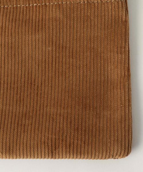 PARROTT CANVAS(パロットキャンバス)の「<Parrott Canvas>コーデュロイサコッシュ ◆(ショルダーバッグ・レディース・ブラック/ブラウン・FREE)」の4枚目の写真