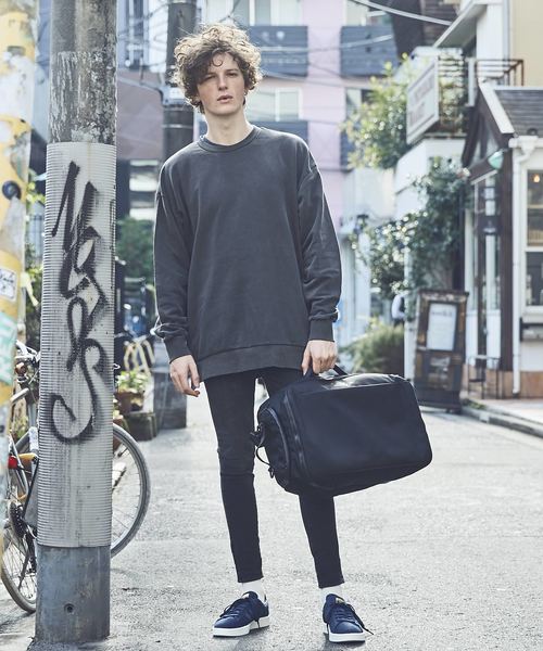 wdl.(ワームデザインラボ)の「【worm design lab/ワーム デザイン ラボ 】CITY TRAVEL BACKPACK(バックパック/リュック・メンズ・ブラック/ネイビー・FREE)」の5枚目の写真