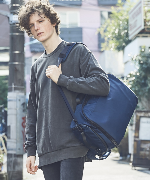 wdl.(ワームデザインラボ)の「【worm design lab/ワーム デザイン ラボ 】CITY TRAVEL BACKPACK(バックパック/リュック・メンズ・ブラック/ネイビー・FREE)」の17枚目の写真