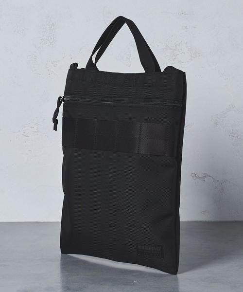 BRIEFING（ブリーフィング）の「【別注】＜BRIEFING（ブリーフィング）＞ UA Flat Tote M†（トートバッグ・メンズ・ブラック・FREE）」の5枚目の写真
