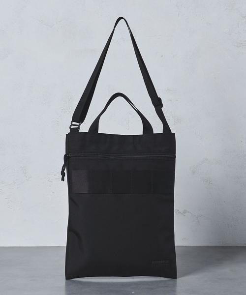 BRIEFING（ブリーフィング）の「【別注】＜BRIEFING（ブリーフィング）＞ UA Flat Tote M†（トートバッグ・メンズ・ブラック・FREE）」の2枚目の写真