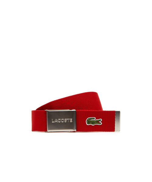 LACOSTE（ラコステ）の「『Made in France』 L.12.12 布ベルト（ベルト・メンズ・ネイビー/レッド/グリーン/ブラック/カーキ/ブルー/ホワイト/ロイヤルブルー/ベージュ/チャコールグレー/アーミー/モスグリーン/クリアブルー/エンジ/セージグリーン/チャコール/ライトベージュ/ワイン/サンドベージュ/グレー/クリアグリーン・FREE/90-110cm/110cm）」の20枚目の写真