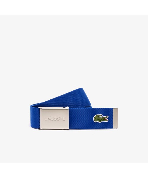 LACOSTE（ラコステ）の「『Made in France』 L.12.12 布ベルト（ベルト・メンズ・ネイビー/レッド/グリーン/ブラック/カーキ/ブルー/ホワイト/ロイヤルブルー/ベージュ/チャコールグレー/アーミー/モスグリーン/クリアブルー/エンジ/セージグリーン/チャコール/ライトベージュ/ワイン/サンドベージュ/グレー/クリアグリーン・FREE/90-110cm/110cm）」の18枚目の写真