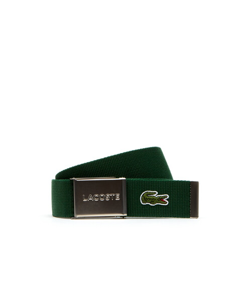 LACOSTE（ラコステ）の「『Made in France』 L.12.12 布ベルト（ベルト・メンズ・ネイビー/レッド/グリーン/ブラック/カーキ/ブルー/ホワイト/ロイヤルブルー/ベージュ/チャコールグレー/アーミー/モスグリーン/クリアブルー/エンジ/セージグリーン/チャコール/ライトベージュ/ワイン/サンドベージュ/グレー/クリアグリーン・FREE/90-110cm/110cm）」の11枚目の写真