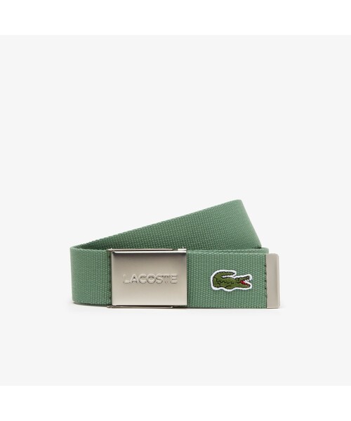 LACOSTE（ラコステ）の「『Made in France』 L.12.12 布ベルト（ベルト・メンズ・ネイビー/レッド/グリーン/ブラック/カーキ/ブルー/ホワイト/ロイヤルブルー/ベージュ/チャコールグレー/アーミー/モスグリーン/クリアブルー/エンジ/セージグリーン/チャコール/ライトベージュ/ワイン/サンドベージュ/グレー/クリアグリーン・FREE/90-110cm/110cm）」の13枚目の写真