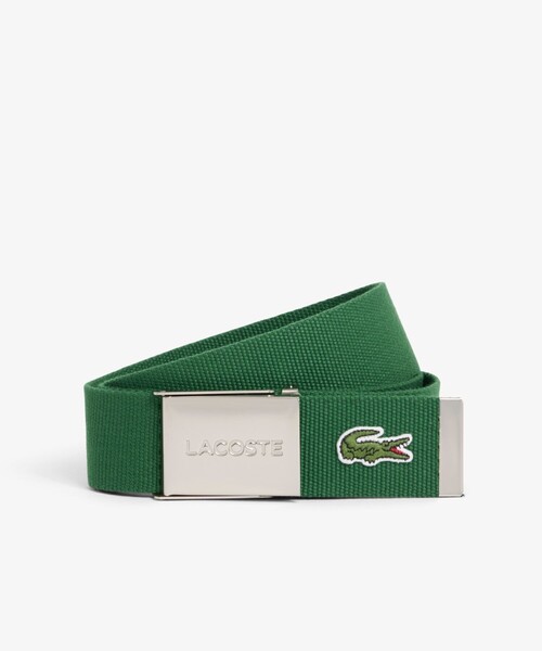 LACOSTE（ラコステ）の「『Made in France』 L.12.12 布ベルト（ベルト・メンズ・ネイビー/レッド/グリーン/ブラック/カーキ/ブルー/ホワイト/ロイヤルブルー/ベージュ/チャコールグレー/アーミー/モスグリーン/クリアブルー/エンジ/セージグリーン/チャコール/ライトベージュ/ワイン/サンドベージュ/グレー/クリアグリーン・FREE/90-110cm/110cm）」の14枚目の写真