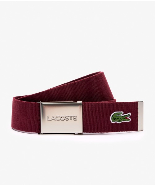 LACOSTE（ラコステ）の「『Made in France』 L.12.12 布ベルト（ベルト・メンズ・ネイビー/レッド/グリーン/ブラック/カーキ/ブルー/ホワイト/ロイヤルブルー/ベージュ/チャコールグレー/アーミー/モスグリーン/クリアブルー/エンジ/セージグリーン/チャコール/ライトベージュ/ワイン/サンドベージュ/グレー/クリアグリーン・FREE/90-110cm/110cm）」の21枚目の写真