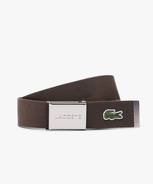LACOSTE（ラコステ）の「『Made in France』 L.12.12 布ベルト（ベルト・メンズ・ネイビー/レッド/グリーン/ブラック/カーキ/ブルー/ホワイト/ロイヤルブルー/ベージュ/チャコールグレー/アーミー/モスグリーン/クリアブルー/エンジ/セージグリーン/チャコール/ライトベージュ/ワイン/サンドベージュ/グレー/クリアグリーン・FREE/90-110cm/110cm）」の8枚目の写真