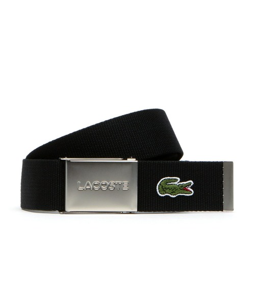 LACOSTE（ラコステ）の「『Made in France』 L.12.12 布ベルト（ベルト・メンズ・ネイビー/レッド/グリーン/ブラック/カーキ/ブルー/ホワイト/ロイヤルブルー/ベージュ/チャコールグレー/アーミー/モスグリーン/クリアブルー/エンジ/セージグリーン/チャコール/ライトベージュ/ワイン/サンドベージュ/グレー/クリアグリーン・FREE/90-110cm/110cm）」の3枚目の写真
