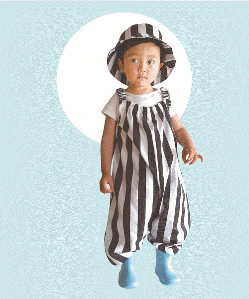 FABHUG （ファブハグ）の「FABHUG レインハット（ハット・キッズ・オフホワイト/ブルー/ストライプ/その他/ドット・L/M/S）」の4枚目の写真