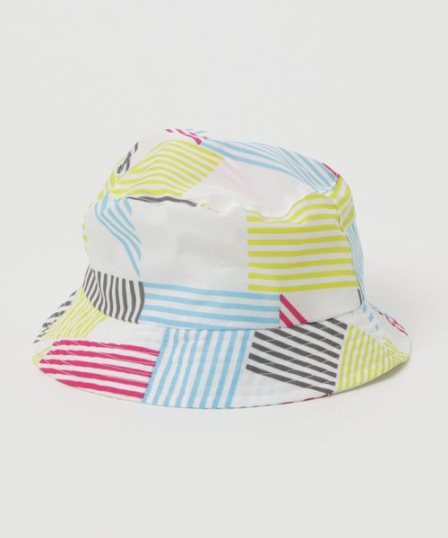 FABHUG （ファブハグ）の「FABHUG レインハット（ハット・キッズ・オフホワイト/ブルー/ストライプ/その他/ドット・L/M/S）」の9枚目の写真