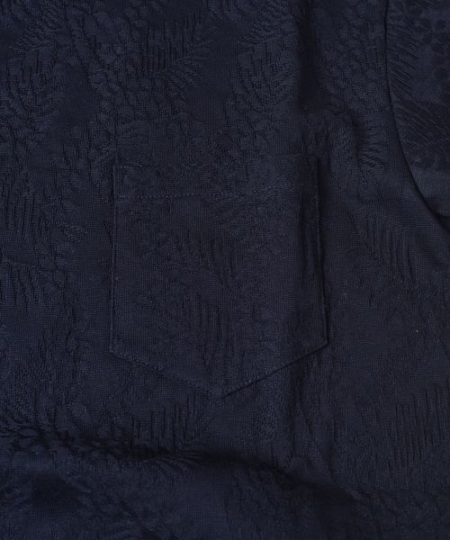 SHIPS（シップス）の「SC: MADE IN JAPAN モチーフ ジャガード/リーフ ポケット Tシャツ□（Tシャツ/カットソー・メンズ・グレー/ネイビー/ホワイト/グリーン/オリーブ・LARGE/MEDIUM/SMALL/X-LARGE）」の11枚目の写真