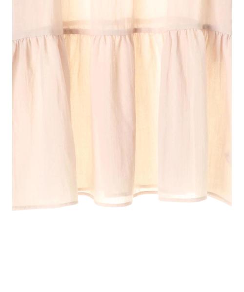 earth music&ecology(アースミュージックアンドエコロジー)の「・ティアードブラウス(シャツ/ブラウス・レディース・キャメル/カーキ/ブラック/ライトベージュ・FREE)」の5枚目の写真