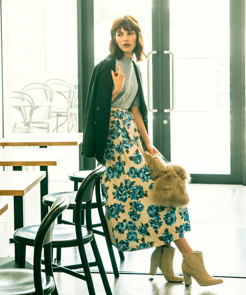 The Virgnia（ザ ヴァージニア）の「コーディロイショートブーツ（ブーツ・レディース・ベージュ/ボルドー・38/36/37）」の3枚目の写真