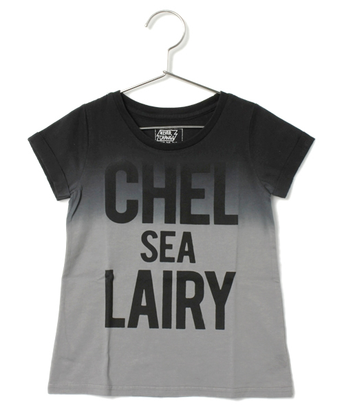 AZUL by moussy（アズールバイマウジー）の「26S天竺CHELSEA段染め半袖クルーT（Tシャツ/カットソー・キッズ・ブラック/ホワイト/ライトピンク・140/100/120）」の9枚目の写真