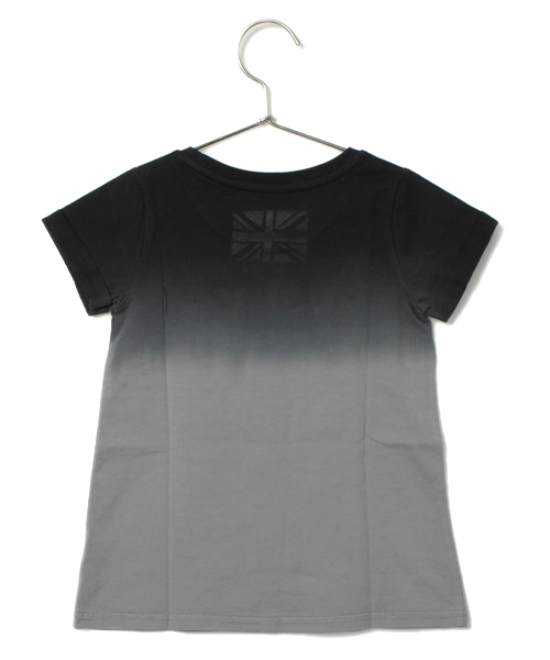 AZUL by moussy（アズールバイマウジー）の「26S天竺CHELSEA段染め半袖クルーT（Tシャツ/カットソー・キッズ・ブラック/ホワイト/ライトピンク・140/100/120）」の4枚目の写真