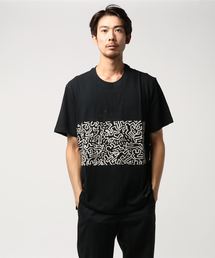 ELEMENT メンズ KH BIG PANEL SS KNIT Tシャツ