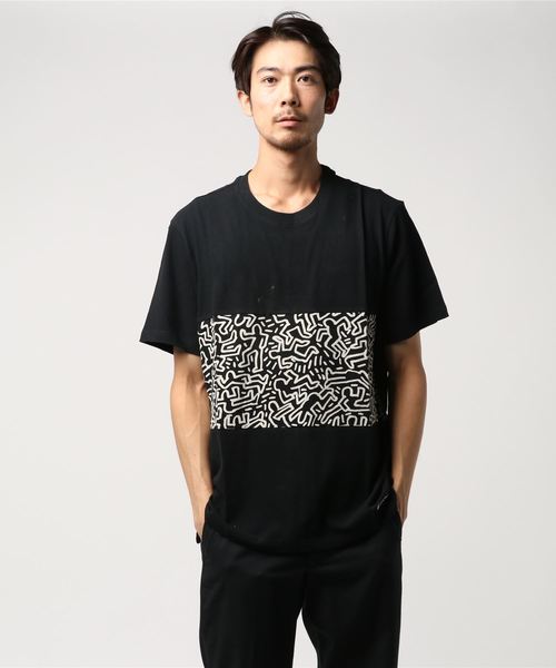 ELEMENT(エレメント)の「ELEMENT メンズ KH BIG PANEL SS KNIT Tシャツ(Tシャツ/カットソー・メンズ・ホワイト/ブラック・SMALL/MEDIUM/LARGE)」の2枚目の写真