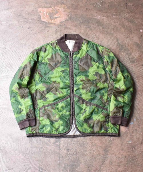迷彩柄キルティングジャケット dr11 トラディショナルウェザーウェア 迷彩柄 キルティングジャケット