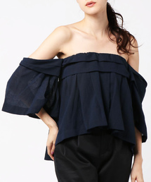 TOKYO DEPARTMENT STORE�i�g�E�L���E �f�p�[�g�����g �X�g�A�j�́u�ykei shirahata�z�t���A�I�t�V�����_�[ 16WFT172036�i���̑��g�b�v�X�j�v