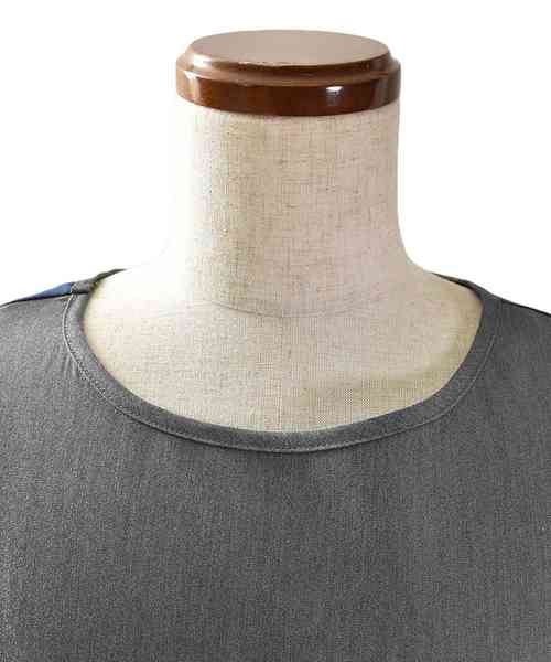 MinoriTY（マイノリティ）の「ビッグシルエットTRパネルプルオーバー（Tシャツ/カットソー・メンズ・ブルー系その他/ブラック系その他/レッド系その他/グレー系その他・M/L）」の6枚目の写真