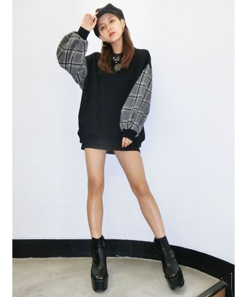 EMODA（エモダ）の「タンクチェルシーブーツ（ブーツ・レディース・ブラック/その他・SMALL/MEDIUM/LARGE）」の8枚目の写真