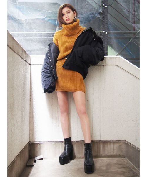 EMODA（エモダ）の「タンクチェルシーブーツ（ブーツ・レディース・ブラック/その他・SMALL/MEDIUM/LARGE）」の5枚目の写真